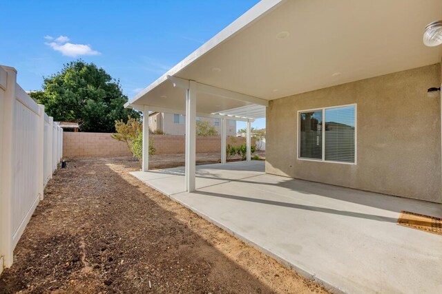 view of yard with a patio