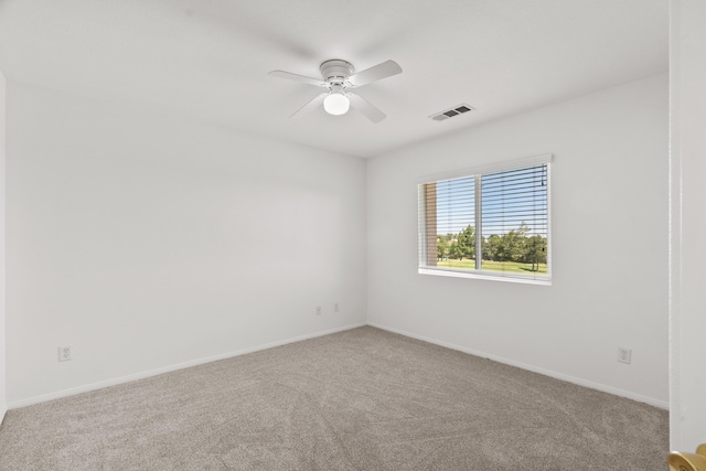 4349 Bethpage Dr, Palmdale, CA 93551 - unfurnished room with carpet floors, a ceiling fan, and baseboards