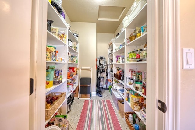 view of pantry