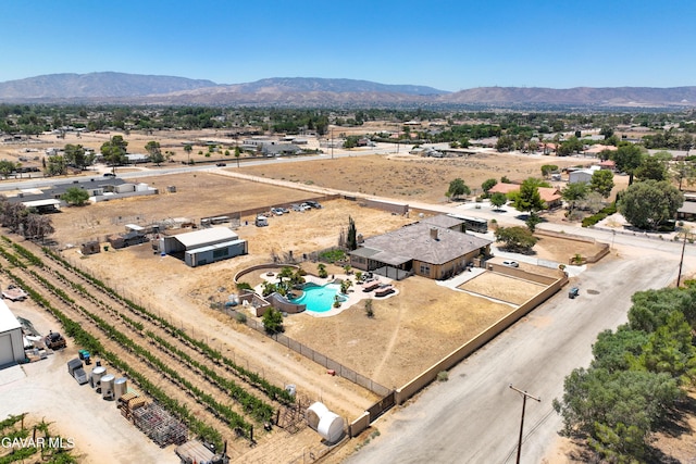 42094 W 21st St, Lancaster, CA 93536 - overview of rural landscape featuring a mountain backdrop
