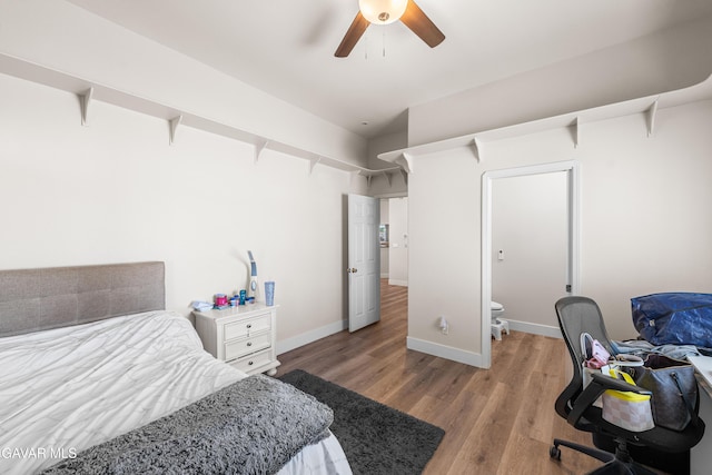 42094 W 21st St, Lancaster, CA 93536 - bedroom featuring wood finished floors and baseboards