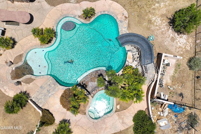 42094 W 21st St, Lancaster, CA 93536 - aerial view of a pool