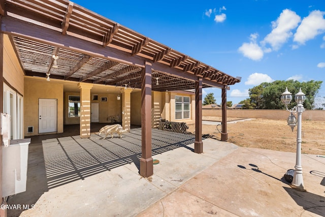 42094 W 21st St, Lancaster, CA 93536 - view of patio / terrace featuring a pergola