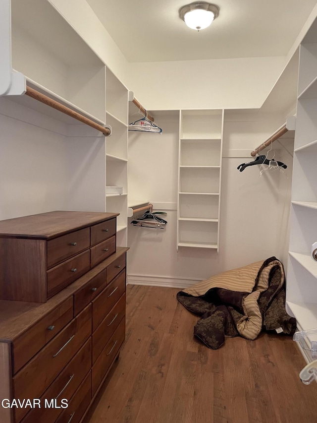 32941 Agua Dulce Canyon Rd, Agua Dulce, CA 91390 - walk in closet featuring dark wood-style flooring