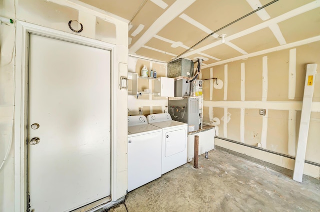 laundry room with washer and dryer