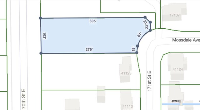 171st St E, At Mossdale Ave, Lake Los Angeles, CA 93535
