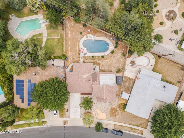 43818 Halcom Ave, Lancaster, CA 93536 - aerial view of a pool