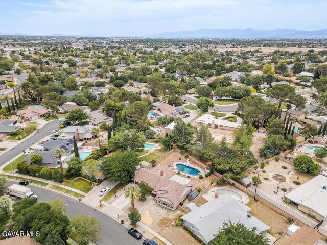 43818 Halcom Ave, Lancaster, CA 93536 - aerial perspective of suburban area featuring mountains