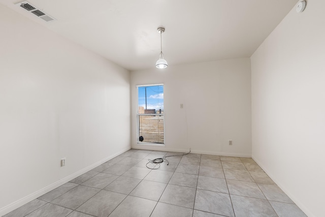 view of tiled empty room