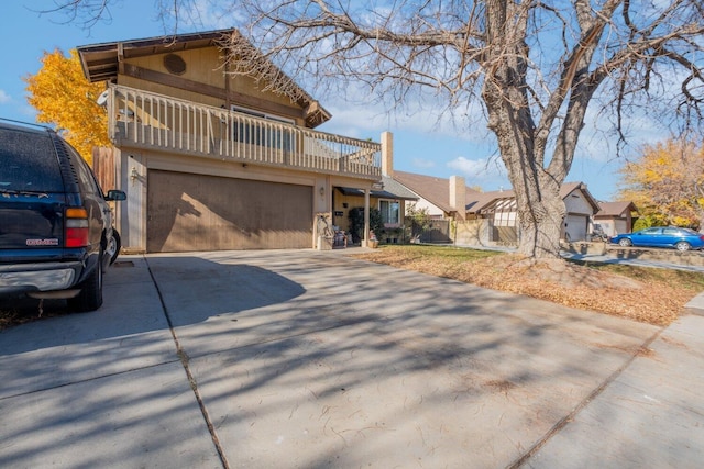 front of property featuring a balcony