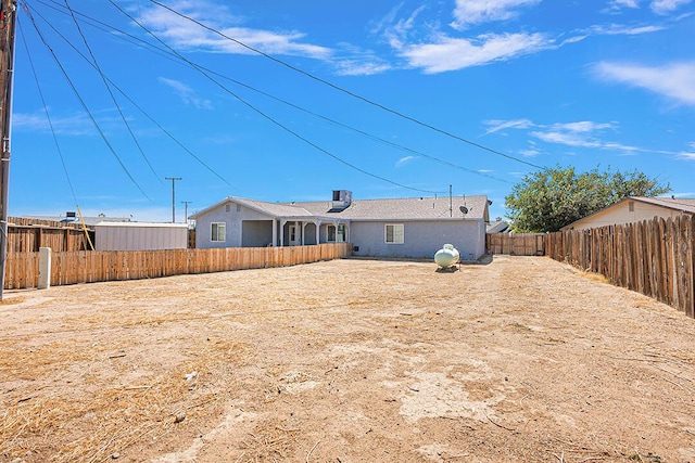 view of rear view of house