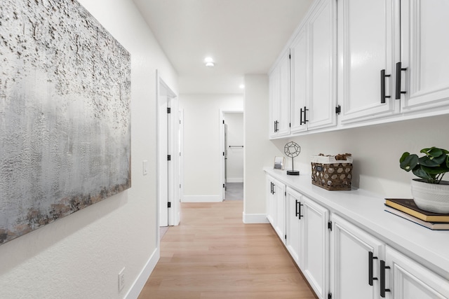 41901 Cll Clarita, Lancaster, CA 93536 - hall featuring light wood-type flooring and recessed lighting