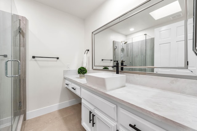 41901 Cll Clarita, Lancaster, CA 93536 - full bath with vanity and a stall shower