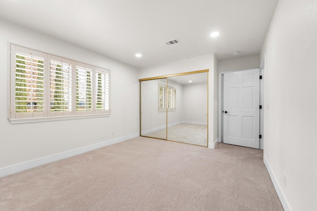 41901 Cll Clarita, Lancaster, CA 93536 - unfurnished bedroom with recessed lighting, carpet floors, and a closet