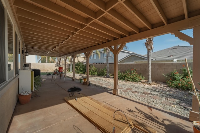 view of patio