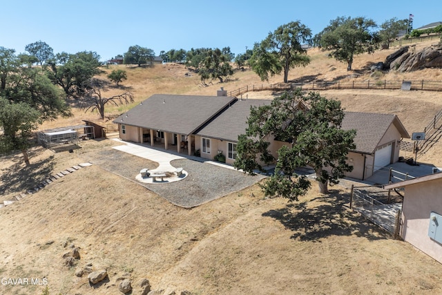 18551 Jacks Hill Rd, Tehachapi, CA 93561 - aerial view of property and surrounding area