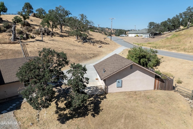 18551 Jacks Hill Rd, Tehachapi, CA 93561 - view from above of property