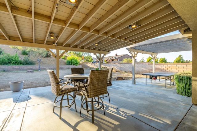 view of patio