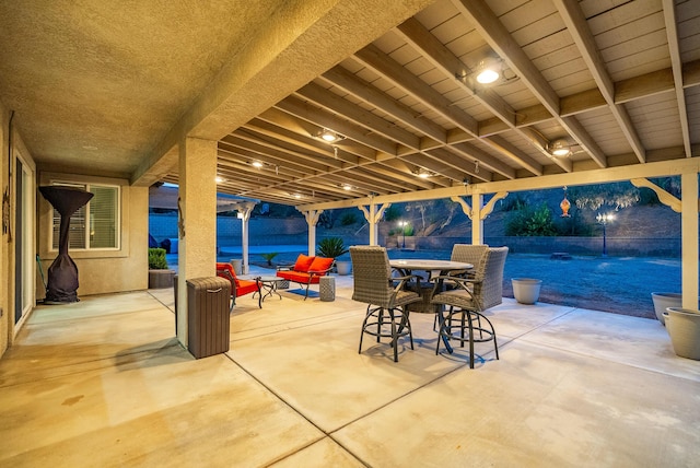 view of patio / terrace with outdoor lounge area