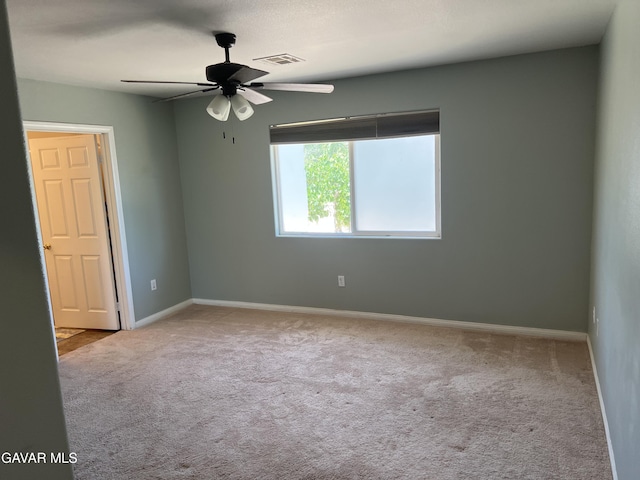 13320 E Ave W6, Pearblossom, CA 93553 - spare room with carpet flooring and ceiling fan