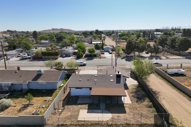 drone / aerial view featuring a residential view