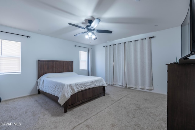 2022 Howard St, Rosamond, CA 93560 - bedroom with carpet floors and ceiling fan