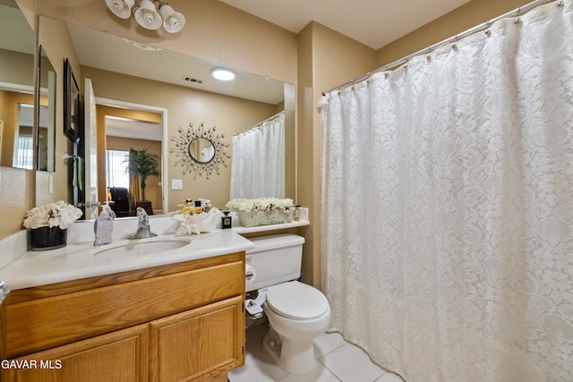 39243 Nicole Dr, Palmdale, CA 93551 - bathroom with vanity and tile patterned floors