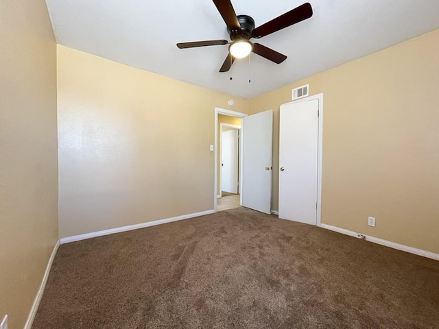 45567 Andale Ave, Lancaster, CA 93535 - unfurnished bedroom featuring carpet, baseboards, and a ceiling fan