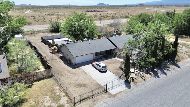 39928 E 179th St, Palmdale, CA 93591 - aerial view of sparsely populated area with a mountainous background