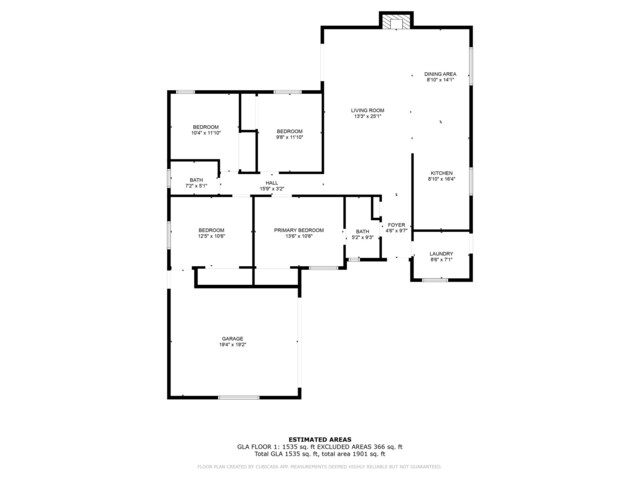 45431 Sancroft Ave, Lancaster, CA 93535 - home floor plan