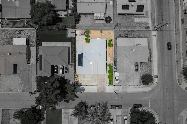 45431 Sancroft Ave, Lancaster, CA 93535 - aerial view of property and surrounding area featuring property parcel outlined