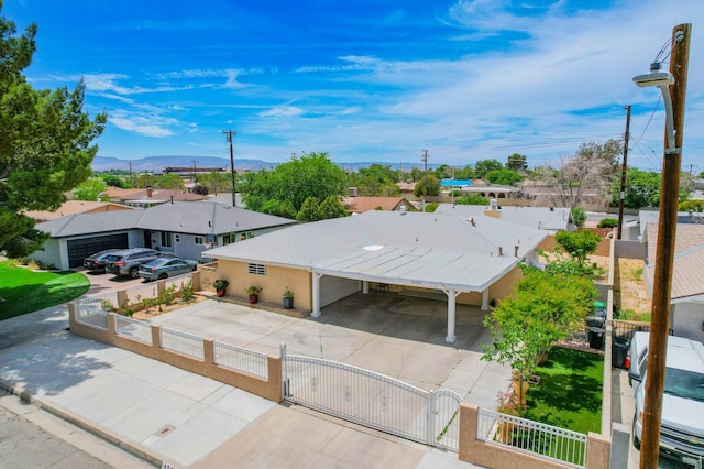 45431 Sancroft Ave, Lancaster, CA 93535 - aerial view of residential area featuring a mountain backdrop