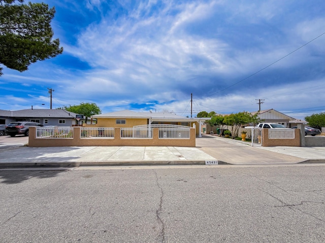 45431 Sancroft Ave, Lancaster, CA 93535 - view of front facade with a fenced front yard