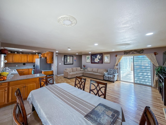45431 Sancroft Ave, Lancaster, CA 93535 - dining area featuring recessed lighting and light wood-type flooring