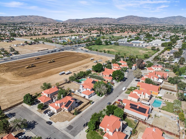 4046 Kona Ct, Palmdale, CA 93552 - aerial perspective of suburban area with a mountain backdrop