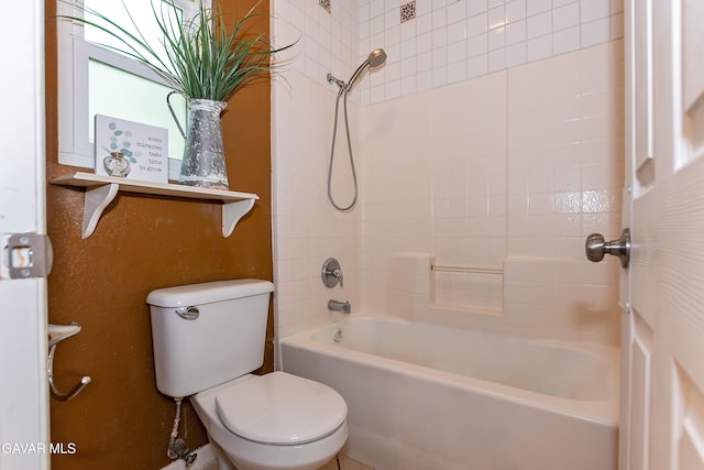 43963 Glenraven Rd, Lancaster, CA 93535 - bathroom featuring toilet and shower / bath combination