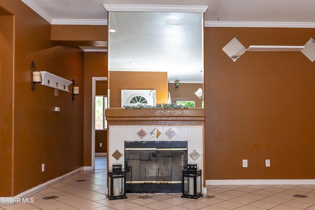 43963 Glenraven Rd, Lancaster, CA 93535 - detailed view of ornamental molding and a fireplace