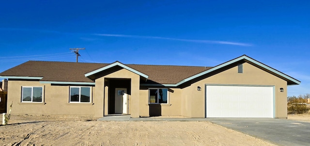 ranch-style house with a garage