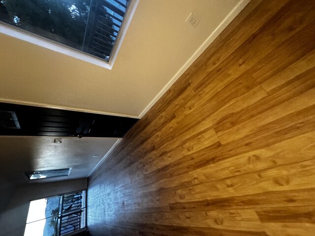detailed view of wooden walls