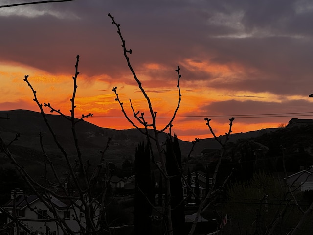 view of mountain background