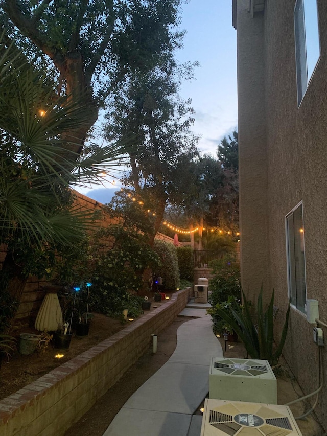 view of patio with central AC unit