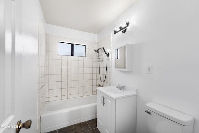 43331 Fairglen Rd, Lancaster, CA 93535 - bathroom with vanity and bathtub / shower combination