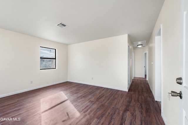 43331 Fairglen Rd, Lancaster, CA 93535 - empty room with dark wood-style floors and baseboards