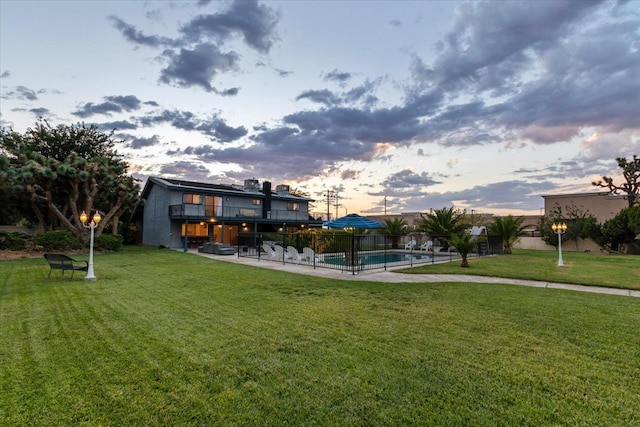 42722 W 20th St, Lancaster, CA 93534 - view of yard with a wooden deck and a patio