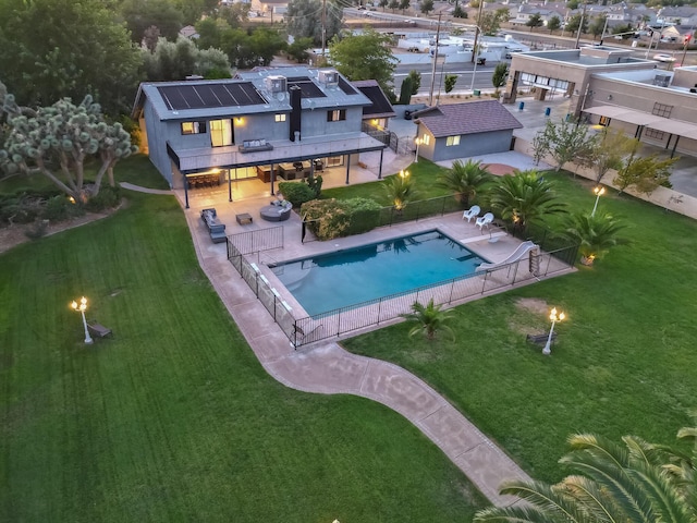42722 W 20th St, Lancaster, CA 93534 - view of pool featuring a water slide