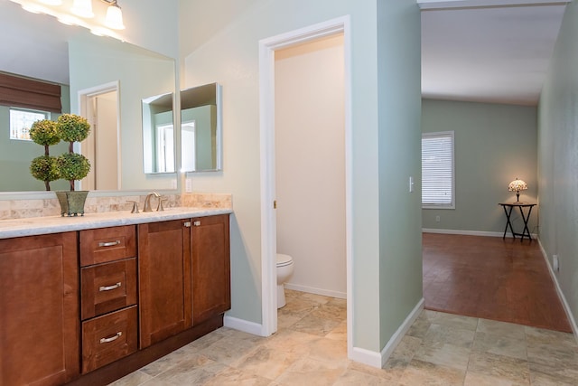 6310 Treehaven Ct, Lancaster, CA 93536 - bathroom with vanity and toilet