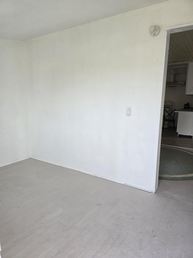 view of empty room