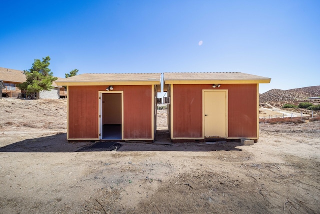 23610 Lancaster Rd, Lancaster, CA 93536 - view of shed featuring a mountain view