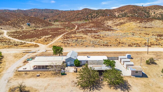 23610 Lancaster Rd, Lancaster, CA 93536 - birds eye view of property featuring a mountain view and a desert view
