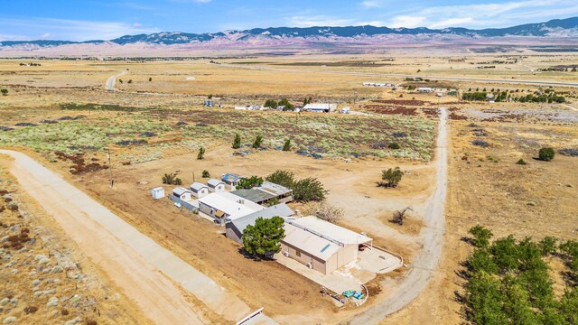 23610 Lancaster Rd, Lancaster, CA 93536 - aerial view featuring a rural view, a mountain view, and view of desert
